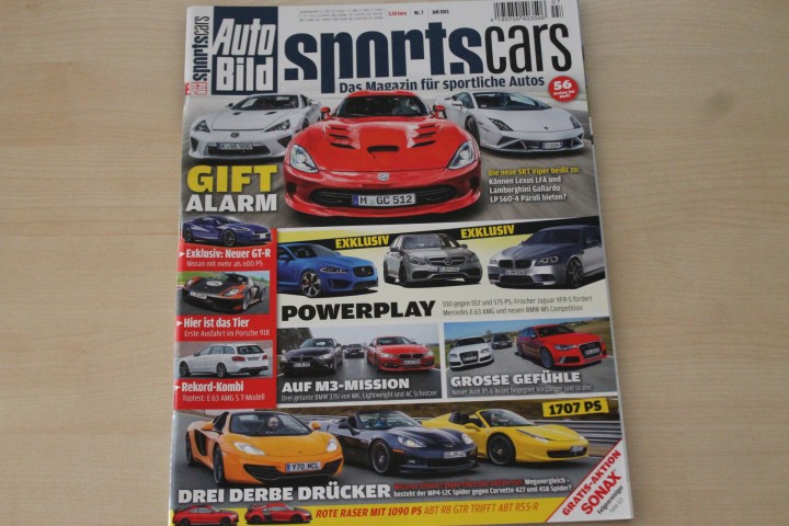 Deckblatt Auto Bild Sportscars (07/2013)